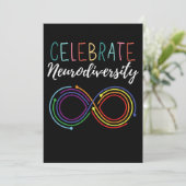 Autisme Awareness Maand Vier Neurodiversiteit Aankondiging (Staand voorkant)