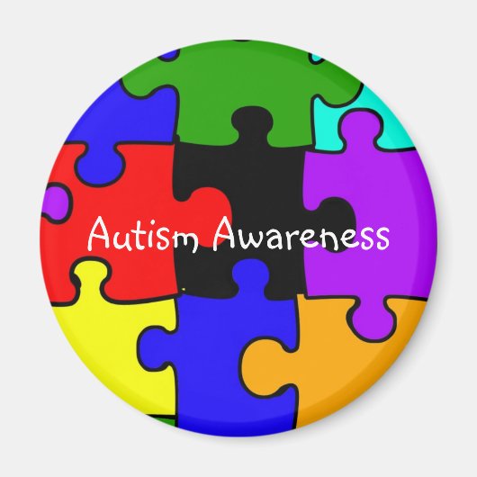 Autisme Awareness Magnet (Voorkant)