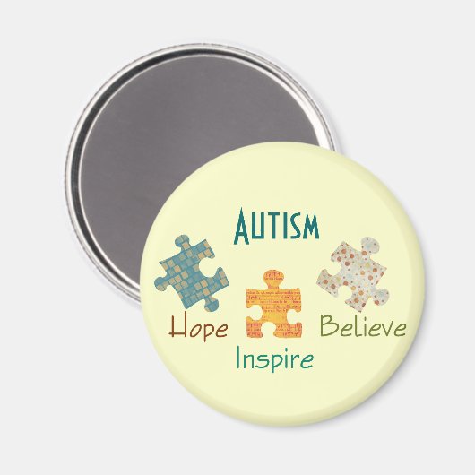 Autisme Awareness Magnet (Voorkant / Achterkant)