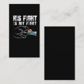 Autisme Awareness Mam Dad Autistic Kind Visitekaartje (Voorkant / Achterkant)