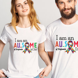 Autisme Awareness Mam T-shirt