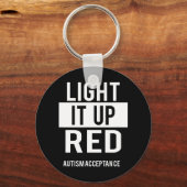 Autisme Awareness MonthWorld Autism Awareness Dayl Sleutelhanger (Voorkant)