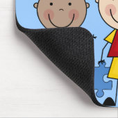 Autisme Awareness Mousepad Muismat (Hoek)