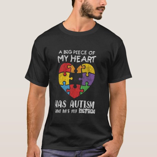 Autisme Awareness oom tante Family Autistic Kind A T-shirt (Voorkant)