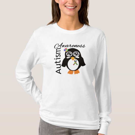 Autisme Awareness Penguin T-shirt (Voorkant)