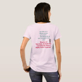 Autisme Awareness - Pink T-shirt (Achterkant volledig)