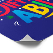 Autisme Awareness poster (Hoek)