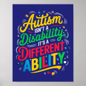 Autisme Awareness poster (Voorkant)