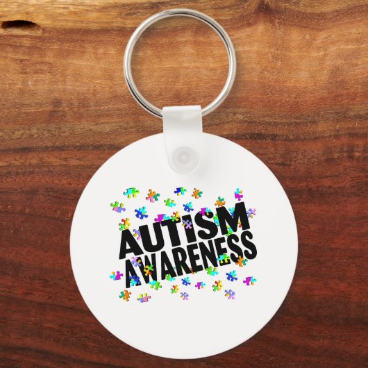 Autisme Awareness (PP) Sleutelhanger (Voorkant)