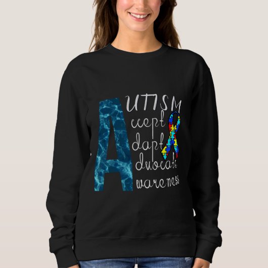 Autisme Awareness Proud Autisme Mam Trui (Voorkant)