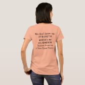 Autisme Awareness Puzzle ASD Ribbon Angel Shirt (Achterkant volledig)