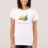 Autisme Awareness Puzzle Bird T-Shirt (Voorkant)