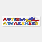 Autisme Awareness Puzzle Bumpersticker (Voorkant)