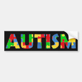 Autisme Awareness Puzzle Bumpersticker (Voorkant)