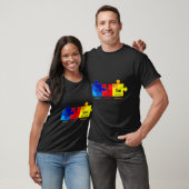 Autisme Awareness Puzzle Chemical Element T-shirt (Unisex)