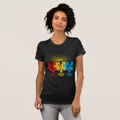 Autisme Awareness Puzzle Chemical Element T-shirt (Voorkant volledig)
