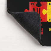 Autisme Awareness Puzzle Chemical Element T-Shirt1 Muismat (Hoek)