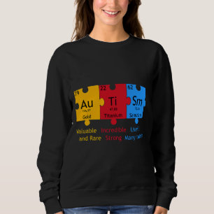 Autisme Awareness Puzzle Chemical Element Trui