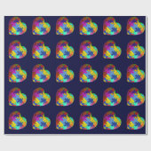 Autisme Awareness Puzzle Heart Cadeaupapier (Vlak)