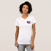 Autisme Awareness Puzzle Heart T-shirt (Voorkant volledig)