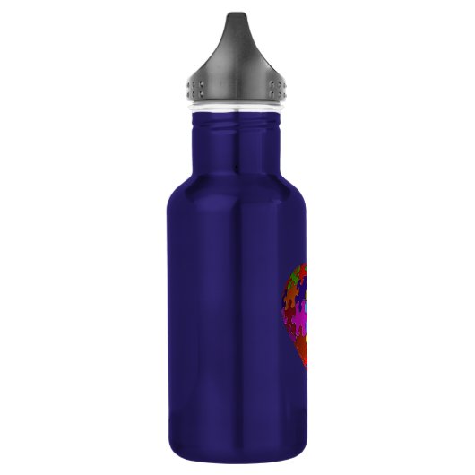 Autisme Awareness Puzzle Heart Waterfles (Links)