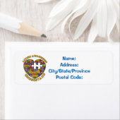 Autisme Awareness Puzzle Heart White Labels (Insitu)