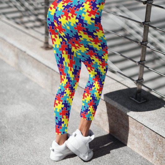 Autisme Awareness Puzzle Leggings