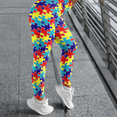 Autisme Awareness Puzzle Leggings