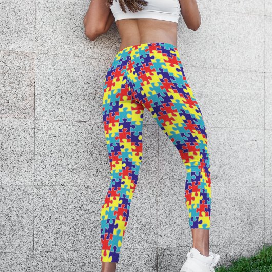 Autisme Awareness Puzzle Leggings