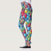 Autisme Awareness Puzzle Leggings (Links)