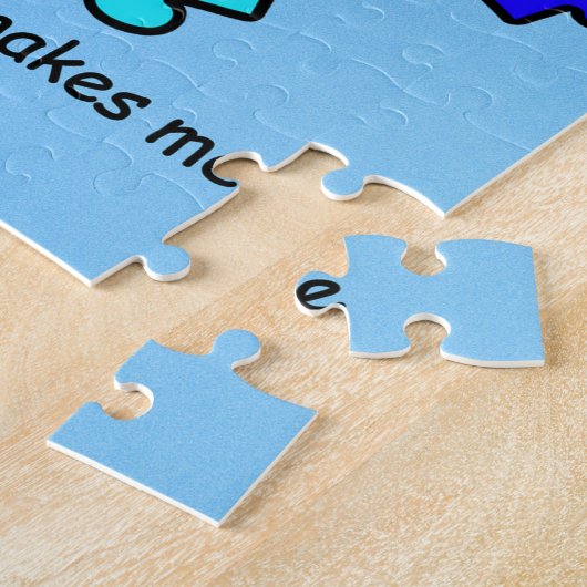 Autisme Awareness Puzzle Legpuzzel (Zijkant)