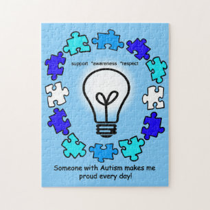 Autisme Awareness Puzzle Legpuzzel