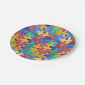 Autisme Awareness puzzle paper borden Papieren Bordje (Gekanteld)