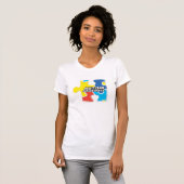 Autisme Awareness Puzzle Piece T-shirt (Voorkant volledig)