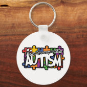 Autisme Awareness Puzzle Sleutelhanger (Voorkant)