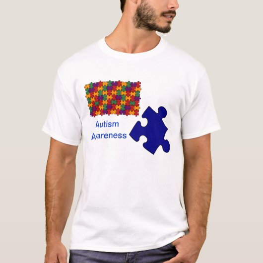 Autisme Awareness Puzzle T-Shirt (Voorkant)