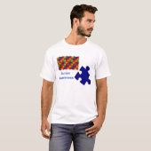 Autisme Awareness Puzzle T-Shirt (Voorkant volledig)