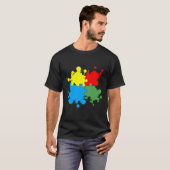 Autisme Awareness Puzzle T-shirt (Voorkant volledig)