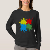Autisme Awareness Puzzle T-shirt (Voorkant)