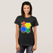 Autisme Awareness Puzzle T-shirt (Voorkant volledig)