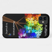 Autisme Awareness Puzzle Tree Case-Mate iPhone Case (Achterkant (horizontaal))