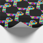 Autisme Awareness Ribbon Cadeaupapier (Hoek)