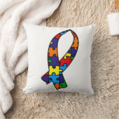 Autisme Awareness Ribbon Kussen (Deken)