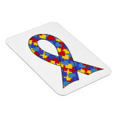 Autisme Awareness Ribbon Magneet (Rechterzijde)