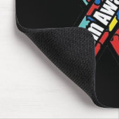 Autisme Awareness Ribbon Mousepad Muismat (Hoek)