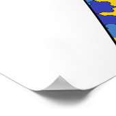 Autisme Awareness Ribbon Poster (Hoek)