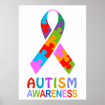 Autisme Awareness Ribbon