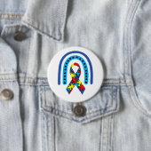 Autisme Awareness Ribbon Ronde Button 7,6 Cm (In situ)