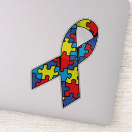 Autisme Awareness Ribbon Sticker