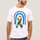 Autisme Awareness Ribbon T-shirt (Voorkant)